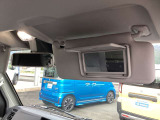 運転席のサンバイザーにはバニティーミラーが付いています。身だしなみのチェックにお使いいただけます。
