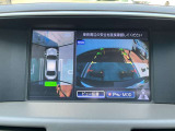 ナビ画面にアラウンドビュ-モニタ-の映像を映し出しています。  狭い場所での車庫入れをサポ-トしてくれる便利アイテムです。