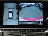 車の真上から見下ろしたような360度視界の良い『アラウンドビューモニター』です♪♪苦手な狭い駐車場、暗い所でも確認ができてとっても安心です♪♪