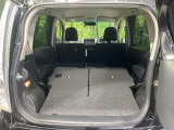 普段のお買い物や通勤、送迎等に十分な荷室スペースを確保しております。セカンドシートを倒すと、大きな荷物の積載も可能です♪