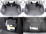 後部座席背もたれは分離しているので、別々に倒す事が可能です♪荷物の量に応じてアレンジ出来るので、嬉しいですね!