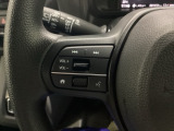 ステアリング左手側にオーディオ関連のコントロールスイッチを配置しています。操作時は視線を逸らすことなく運転に集中できます。