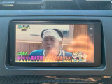 ナビの画面です。テレビの映像が映っています。