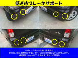 低速時ブレーキサポートも装備されております。