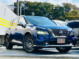令和5年式 エクストレイル AWD オーテックe-4ORCE カスピアンブルーメタリック/ダイヤモンドブラックルーフ色(XGT)のお車です。