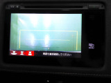 バックカメラの画像です。ガイドラインがスムースな車庫入れをサポートいたします。車庫入れの安心感がアップしますね。