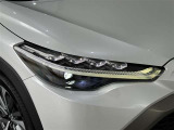 LEDヘッドライトです。デザイン性がよくとても明るいので、夜間の走行や悪天候でも安心です。しかも長寿命!