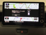 コーナーセンサーが作動すると、ナビ画面でもお知らせしてくれるので、安心して運転できますね☆彡