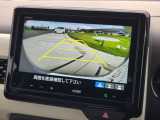 バックカメラ搭載♪初心者の方や運転が苦手な方でも安心して駐車できます。