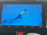 停車中に映像やテレビを視聴でき、待ち時間も車内で過ごしやすくなります。画面の周囲には音量やメニューの操作部がまとまり、必要な表示を選びやすい構成です。