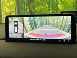 【360&deg;ビューモニター】専用のカメラにより、上から見下ろしたような視点で360度クルマの周囲を確認することができます☆死角部分も確認しやすく、狭い場所での切り返しや駐車もスムーズに行えます。