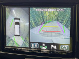 【全方位モニター用カメラ】専用のカメラにより、上から見下ろしたような視点で360度クルマの周囲を確認することができます☆死角部分も確認しやすく、狭い場所での切り返しや駐車もスムーズに行えます。