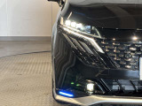 LEDヘッドライトが明るく照らします☆