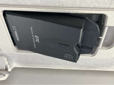『マツダ純正・スマートインETC』 運転席のサンバイザーの裏にスッキリ収納!防犯効果も期待できます。