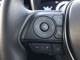 【ステアリングスイッチ】左です。ハンドルから手を離さず、運転に集中したまま手元でオーディオ操作等ができます。