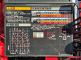 空車時定格荷重表 及び 作業半径ー揚程図です。