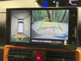 【パノラマモニター】専用のカメラにより、上から見下ろしたような視点で360度クルマの周囲を確認することができます☆死角部分も確認しやすく、狭い場所での切り返しや駐車もスムーズに行えます。