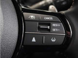 ◆アダプティブクルーズコントロール◆予め設定した車速内でクルマが自動的に加減速。前走車との適切な車間距離を維持しながら追従走行します。【LKAS】車線維持支援システムでステアリング操作を支援。