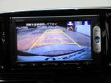 バックカメラの画像です。ガイドラインがスムースな車庫入れをサポートいたします。車庫入れの安心感がアップしますね。