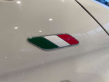 イタリアンフラッグバッジが定番アイテムです。似合っています。
