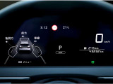 カラーディスプレイには運転をサポートするさまざまな情報を表示!
