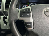 ステアリングスイッチ装備!運転しながら手元でオーディオの操作などができます。