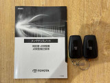 付属品は・メンテナンスノート・スペアキーが保管されています。