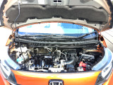自慢のエンジンはパワードbyHONDAです。精度とバランスにこだわって、低回転からスムースなパワーを発揮します。