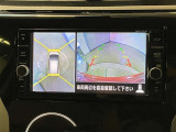 複数のカメラの映像をもとに、クルマを真上から見ているような映像をドライバーに提供し駐車をサポートする機能です。
