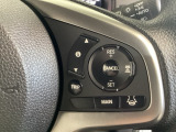 ハンドルにHondaセンシング系のクルーズコントロールやレーンキープアシストなどのスイッチが装備されています。ハンドルから手を離さず安全に操作できます。
