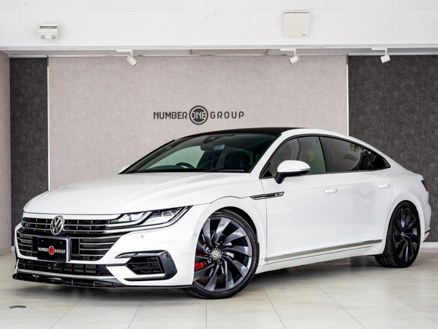 アルテオン TSI 4モーション Rライン 4WD ローダウン フロントリップ レザーシート