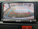 バックカメラ搭載で駐車等の際も安心です。