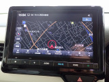 ホンダ純正ナビなのでダッシュボードにスッキリと収まっています。土地勘の無い所でも道に迷わず安心ですね!