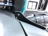 パドルシフトでスポーティなドライブができます