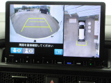 マルチビューカメラシステム搭載で車の周囲を映像で確認。同時にリアカメラで後方視界も確保できます。夜間や狭い駐車場で大変便利です。