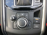 コマンダーコントロール。スイッチを探すことなく自然に手を下した位置に配置。手元を見ることなく、各種操作が行えます。