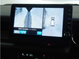 ◆マルチビューカメラシステム◆運転席から見づらい前後左右を、ナビ画面の映像で確認。見通しの悪い交差点や狭い道でのすれ違い、駐車などをサポートします。
