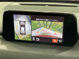 【360&deg;ビューモニター】専用のカメラにより、上から見下ろしたような視点で360度クルマの周囲を確認することができます☆死角部分も確認しやすく、狭い場所での切り返しや駐車もスムーズに行えます。