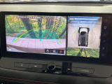 【アラウンドビューモニター】専用のカメラにより、上から見下ろしたような視点で360度クルマの周囲を確認することができます☆死角部分も確認しやすく、狭い場所での切り返しや駐車もスムーズに行えます。