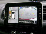 アラウンドビューモニター付きです 上から見たイメージで駐車出来ますので車庫入れの苦手な方も楽に駐車出来ます♪