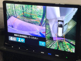 【マルチビューカメラシステム】専用のカメラにより、上から見下ろしたような視点で360度クルマの周囲を確認することができます☆死角部分も確認しやすく、狭い場所での切り返しや駐車もスムーズに行えます。