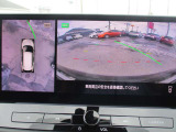 アラウンドビューモニター、車の周囲がナビ画面で確認でき、安心して駐車することができます。