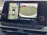 上から見たような画像で車庫入れなどに便利なアラウンドビューモニター