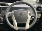 【ステアリングスイッチ】運転中、前方から目線をそらすことなく、オーディオ等の操作が可能な便利機能!安心&快適なドライブを演出してくれます♪