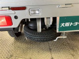 スペアタイヤが装備されています。