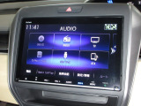 ナビゲーションは純正9インチメモリーナビ(VXM-187VFNi)を装着しております。AM、FM、CD、DVD再生、Bluetooth、音楽録音再生、フルセグTVがご使用いただけます。