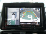 まるで空から見下ろしたかのような映像を映し出すアラウンドモニターだから、車庫入れもラクラクです!