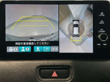マルチビューカメラシステムです。周囲の状況を多彩なビューでナビ画面に表示します。駐車場や見通しの悪い交差点での安心感を高めます♪