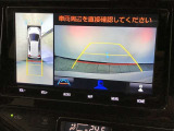 後方の見にくい視界もバックモニターで確認サポートして駐車時も安心☆