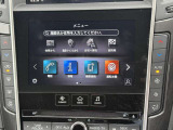日産純正メモリーナビ。操作も簡単なタッチパネルです。